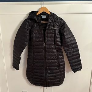 Columbia Womens Black Down Coat size XS